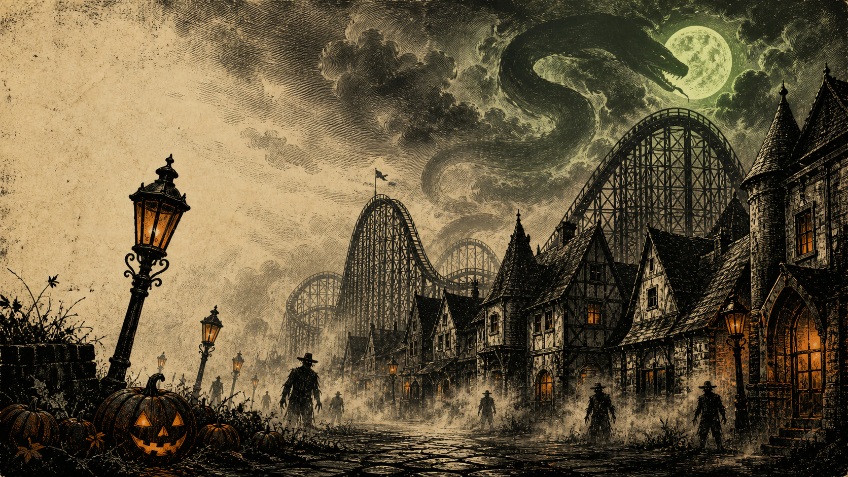 Illustration for Howl-O-Scream Returns to Williamsburg With Five Haunted Houses and a New Serpent in the Fog