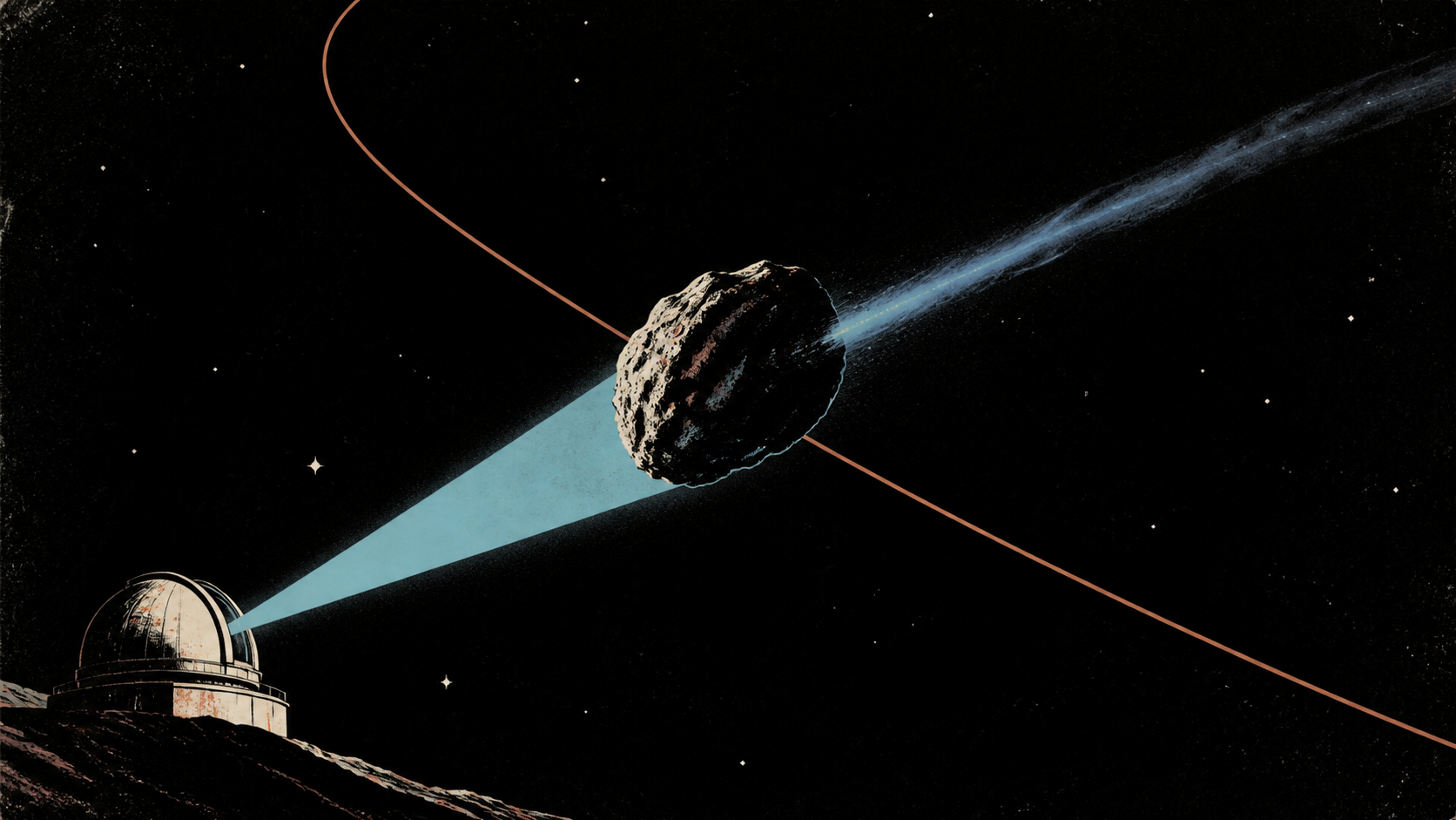Illustration for The Asteroid That Failed a Gravity Test